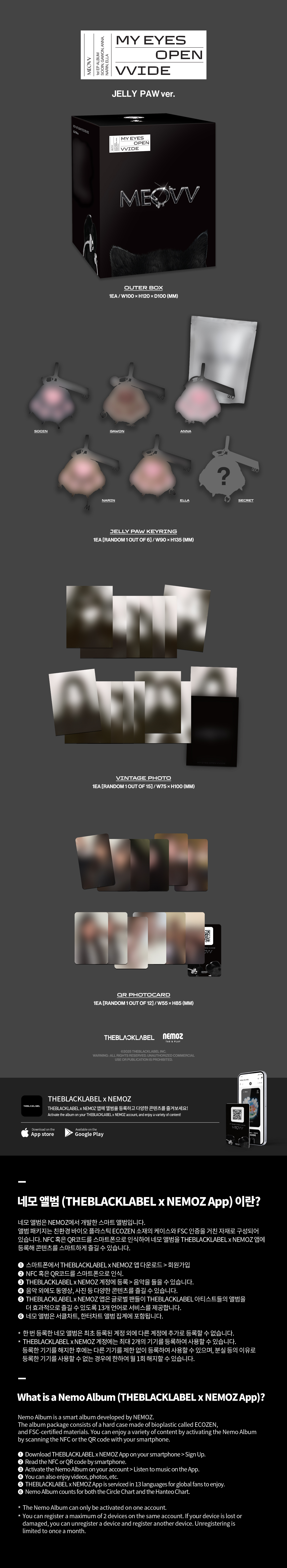 MEOVV - [MY EYES OPEN VVIDE] 1st EP Album MEOVV NARIN